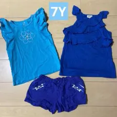 ジンボリー ブルー トップス ショートパンツ おまとめのサムネイル