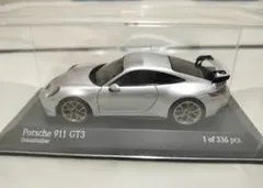 ミニチャンプスポルシェ911 GT3 シルバー 限定336台