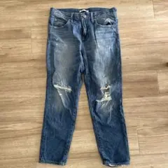 LOWRYS FARM ダメージデニムパンツ　M