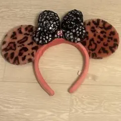 ディズニー ミニー カチューシャ ヒョウ柄 レオパード