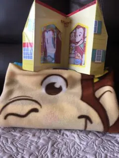 ★おさるのジョージ★BIGブランケット＆ハンドタオル