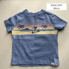 【美品】babyGAP 80cm Tシャツ　ミッキーマウス