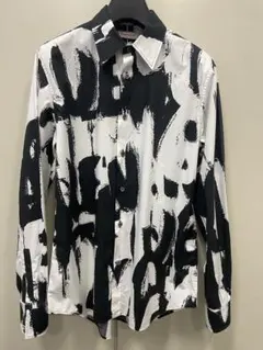 ALEXANDER McQUEEN オーバーサイズ比翼シャツ ホワイト - メルカリ