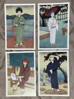 ヒロアカ　アニメイト　購入特典　ポストカード　映画公開記念フェア　浴衣　浮世絵