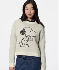 ⭐️期間限定SALE⭐️GU クルーネックセーター　スヌーピー