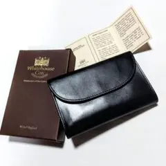 「極美品」WHITEHOUSECOX 財布 ホースハイドコードバン ブラック