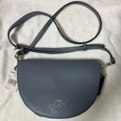未使用級 COACH セレナ カメラバッグ ダブルジップ 革 クロスボディ