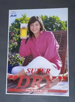 山内麻美アサヒキャンペーンガールポスター - メルカリ