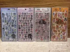 【正規品】ボンボンドロップシール プチドロップステッカー 4枚セット