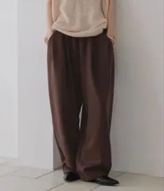 【タグ付き】LOWRYSFARM カットイージーコクーンパンツ Sサイズ