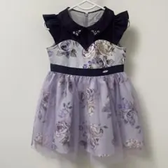 【美品】ANNA SUI mini 子供用 花柄ワンピース80cm 発表会のサムネイル
