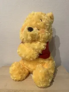 【ディズニーストア商品】ふわふわプーさんぬいぐるみ（長毛）【新品・未使用】タグ付のサムネイル