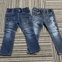 デニムパンツ CHUBBY GANG 90cm 2点セット
