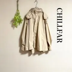 【chillfar】チルファー　マウンテンパーカー　ライトベージュ　フード　Ｌのサムネイル