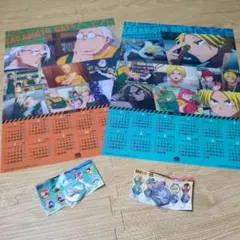 くら寿司　SAKAMOTODAYS　カレンダー　2枚　缶バッジ　マグネットシート