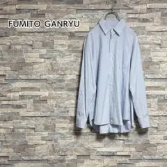 FUMITO GANRYU 21SS PLEATED STRIPE SHIRT