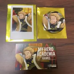 僕のヒーローアカデミア ヒロアカ 缶バッジ ボラショット 特典 ホークス