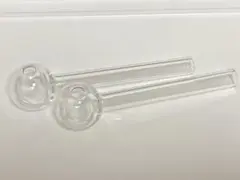 ガラスパイプ×2個