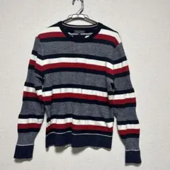 TOMMY HILFIGER ストライプニットセーター L