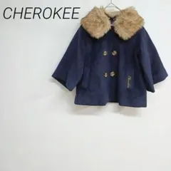 CHEROKEE ファー襟 ダブルブレストコート　 110 フォーマル