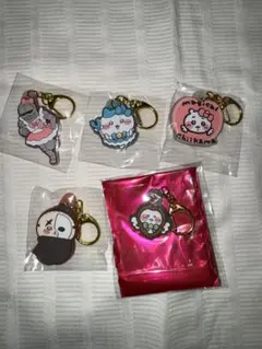 まじかるちいかわ ラメ入り ラバーキーホルダー　セット売り