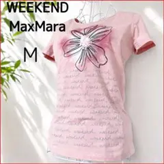 マックスマーラ 半袖Ｔシャツ トップス 花柄 ウィークエンドライン Mのサムネイル