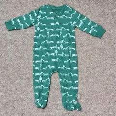 【新品未使用】babyGap グリーン ダックスフント ロンパース 60サイズ
