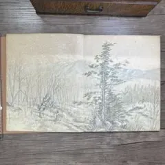 軽井沢千ヶ滝 山水畫 スケッチブック 鉛筆画 1冊 - メルカリ