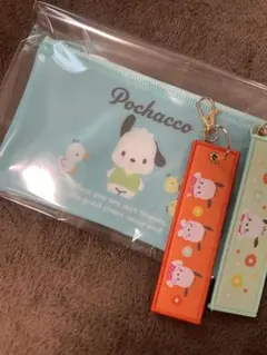 ポチャッコ ポーチ キーホルダー 3点セット