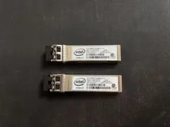 Intel製　SFP+ 10Gbps モジュール2個 +ケーブル1本　セット