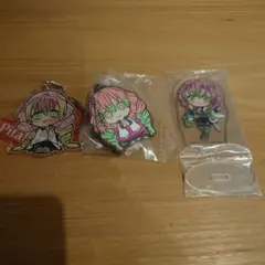 鬼滅の刃 甘露寺蜜璃 アクリルキーホルダー ラバーキーホルダー アクスタ