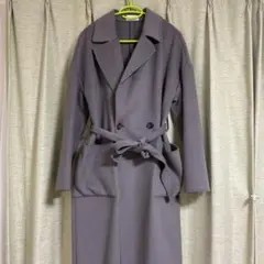 PLST グレー ロングコート