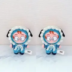 ぬい服 8cm ほわぬい用 いぬ耳 ボンネット 2点セット