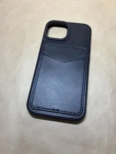 iPhone15用スマホケース カードホルダー付 中古品 美品