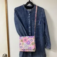 フタつきショルダーバッグ　ポシェット　キッズ　[ハンドメイド]