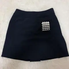 ムータマリン スカート インナー付き ネイビー レディース 1 ゴルフ 美品