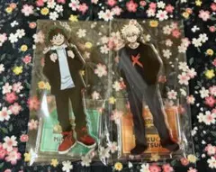 ヒロアカ　アニメイト限定セット　同梱特典アクスタ　緑谷、爆豪