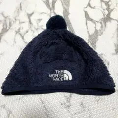 THE NORTH FACE ネイビー ベビーポンポン帽子