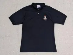 美品 90s NASA ヘインズ ポロシャツ ブラック アメリカ製 米国古着のサムネイル