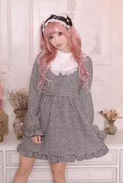 Princess melody♥千鳥柄ワンピース