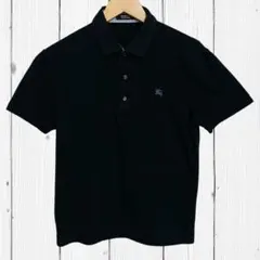 BURBERRY BLACK LABEL ポロシャツ ブラック サイズ2 - メルカリ