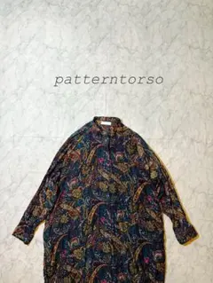 【最終価格】patterntorso パターントルソ　ペイズリー柄ワンピース