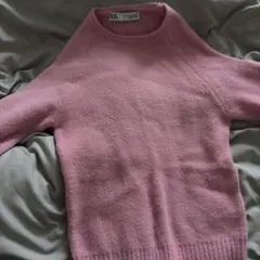 ZARA ピンク ニットセーター 長袖