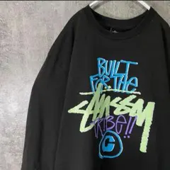 激レア STUSSY 長袖カットソー ロンT ブラック L グラフィックのサムネイル