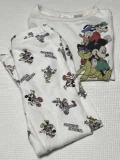 【2点セット】ザラ　フタフタ　ディズニー　Tシャツズボンのサムネイル
