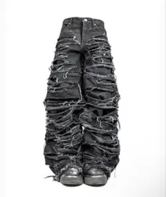 h.anarchy gauze hagi crust denim - メルカリ