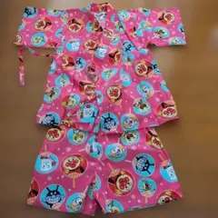 アンパンマン 甚平 ピンク 100サイズ