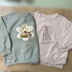 petit main トレーナー 100cm 2枚組