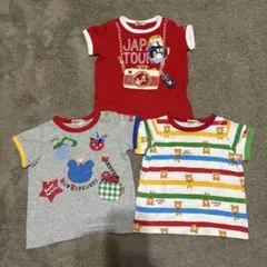 ミキハウス　HOT BISCUITS 3枚セット トップス　半袖　Tシャツ