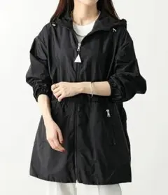 【美品】MONCLER wete ナイロンパーカ　黒12A 美品】MONCLER wete ナイロンパーカ 黒12A 新品】MONCLER wete